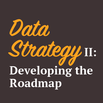 Data Strategy II: Developing the Roadmap